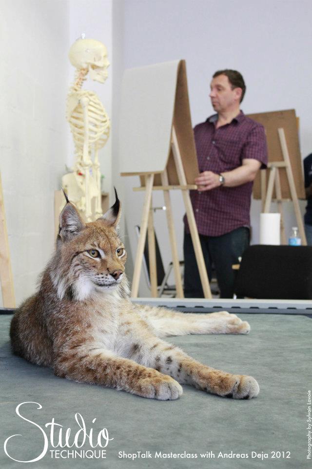 Andreas Deja sketching Big Cat