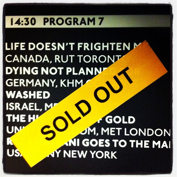 Life Doesn't Frighten Me Sold Out Screening