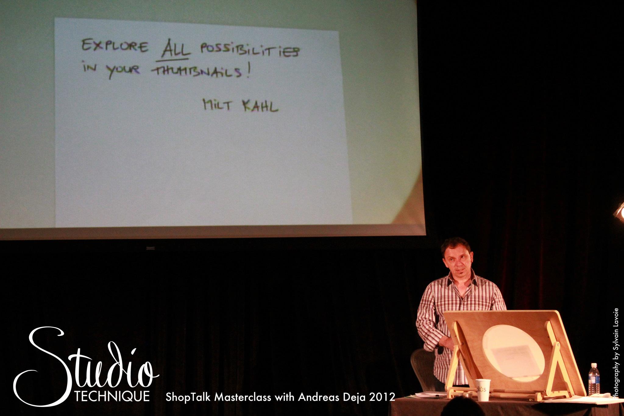 Explore ALL Possibilities In Your Thumbnails - Milt Kahl