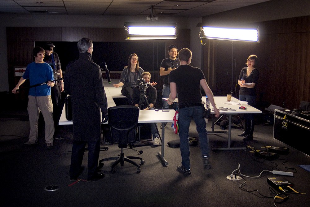 Crew on the Set of Imprint